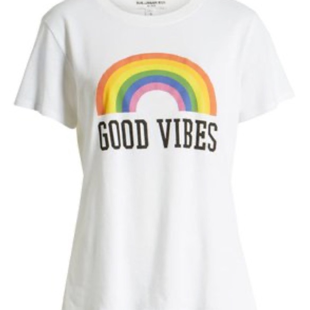 Suburban Riot Good Vibes Rainbow T-Shirt